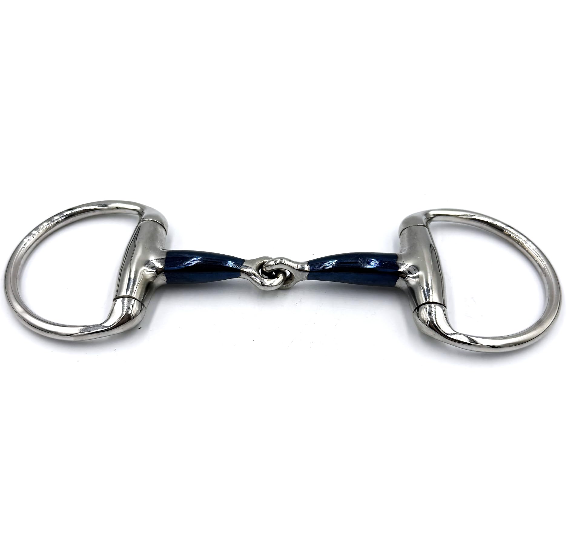 ES0280 Gebiss Sweet Iron Olivenkopfgebiss Olivenkopftrense Einfach Gebrochen aus Edelstahl Ringdurchmesser 70 mm Gebissstärke 14 mm (13.5 cm)