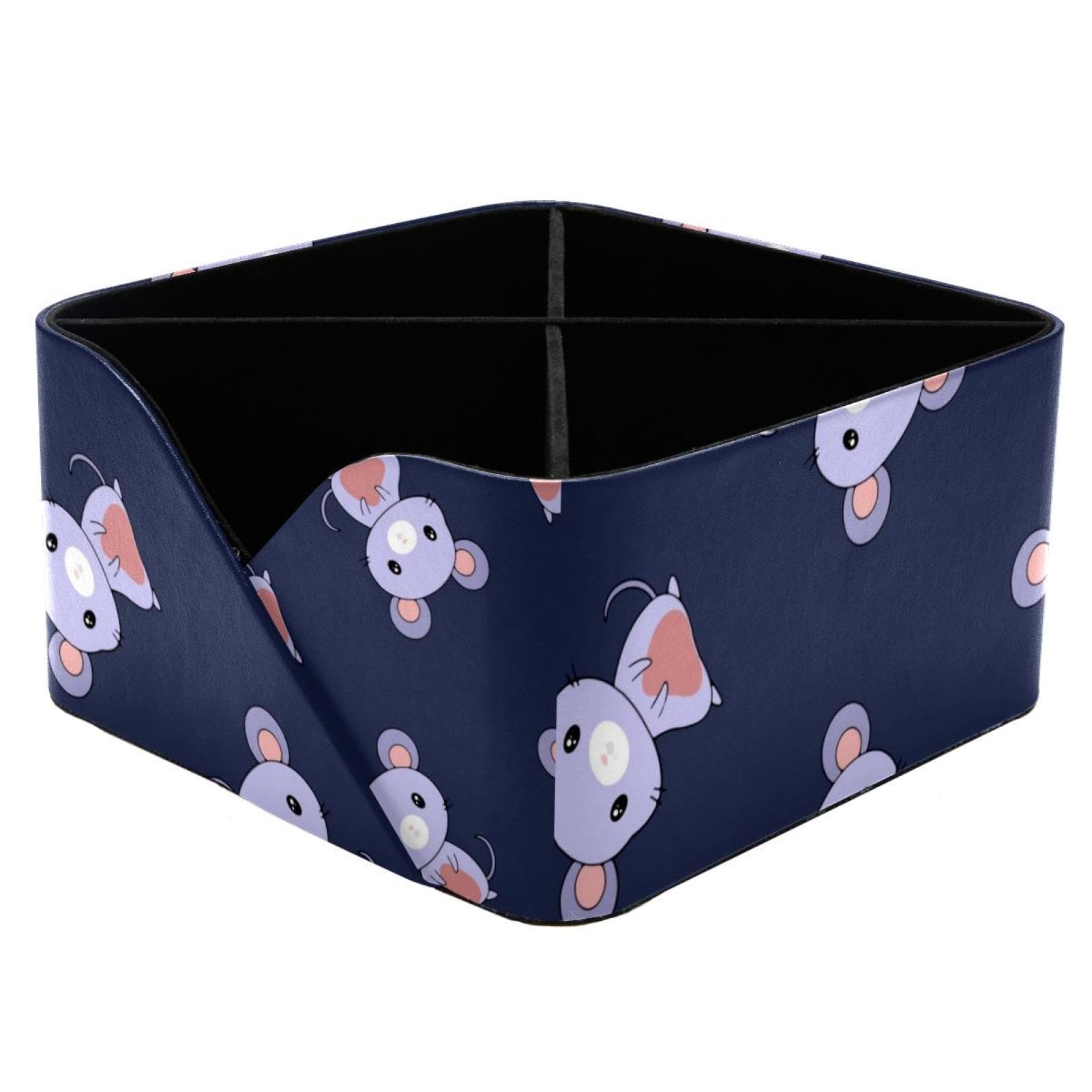 Organisateur de bureau animal boîte de rangement rectangulaire enfants