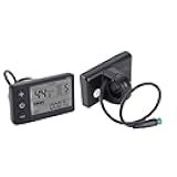 Bike Computer, Bicycle Speedometer, Cycling Odometer, Multifunction LCD Display Meter 24V 36V 48V Control Panel for Electric Bike, with Extra Large LCD Backlight Display Waterproof