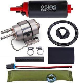 OSIAS in-Tank Fuel Pump for GM All Models TBI to LSx Swap Fuel Pump + Filter + 58PSI Pressure Regulator+ Tank Seal+Strainer (LM7 LR4 LQ4 LQ9 L33) EP381 1982-1995 GM