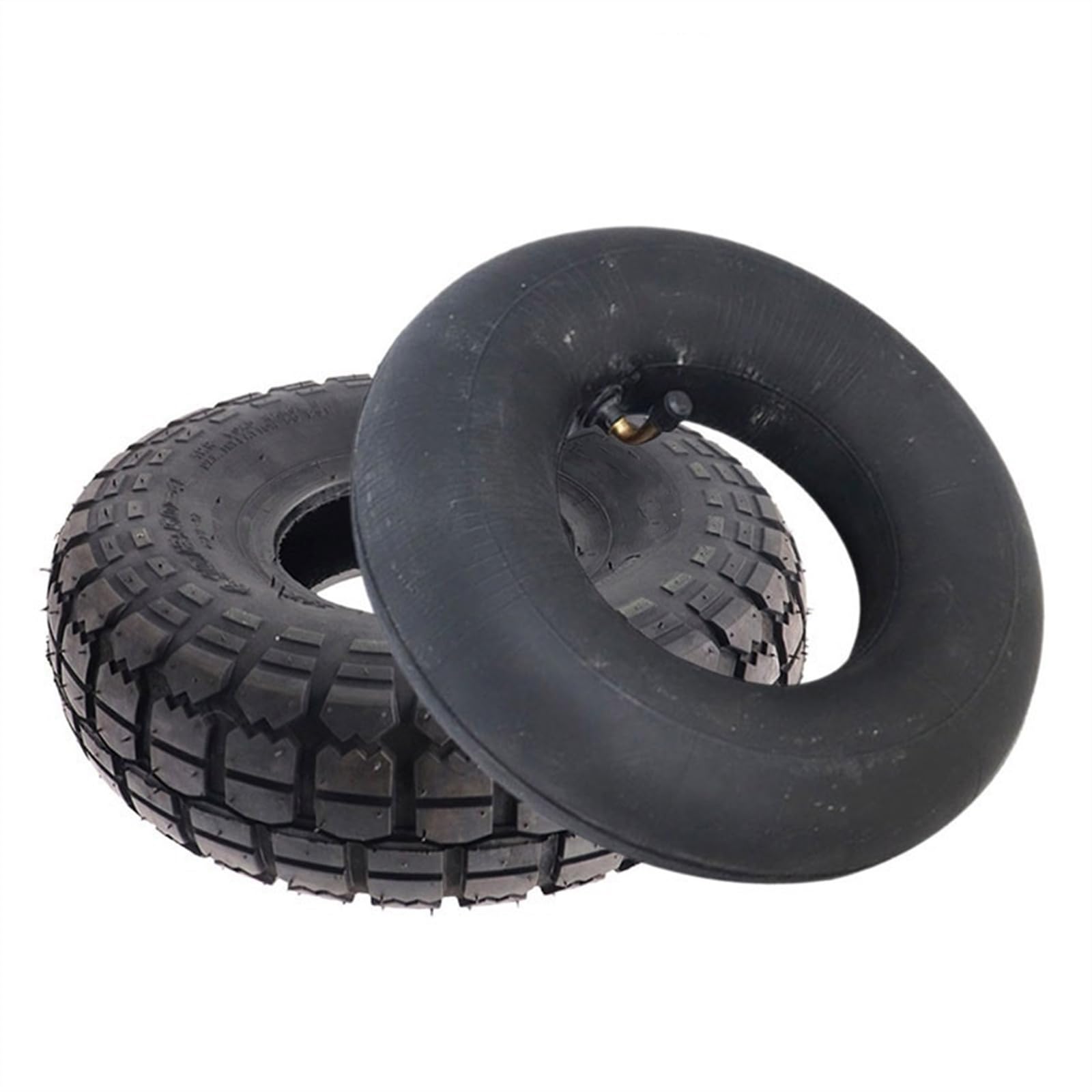 Pneumatico Monopattino 8.5 Antiforatura 4.10/3.50-4 Pneumatico esterno interno 410/350-4 Ruota pneumatica Uso apto para scooter elettrico, accessori carrelli(Inner outer tire)