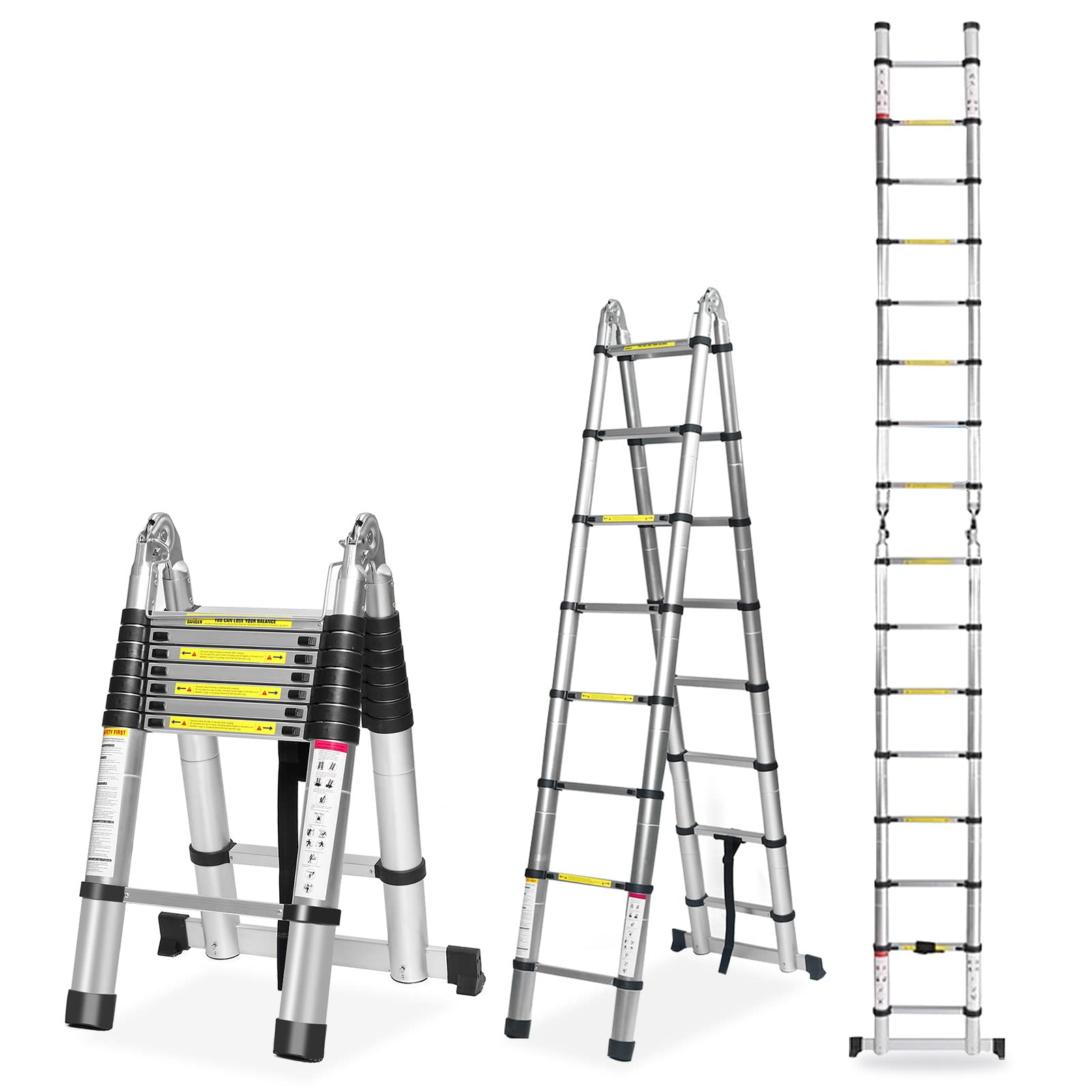 Buy Aluminum Telescoping Ladder,16.5 Ft Telescoping Ladder,Aluminum