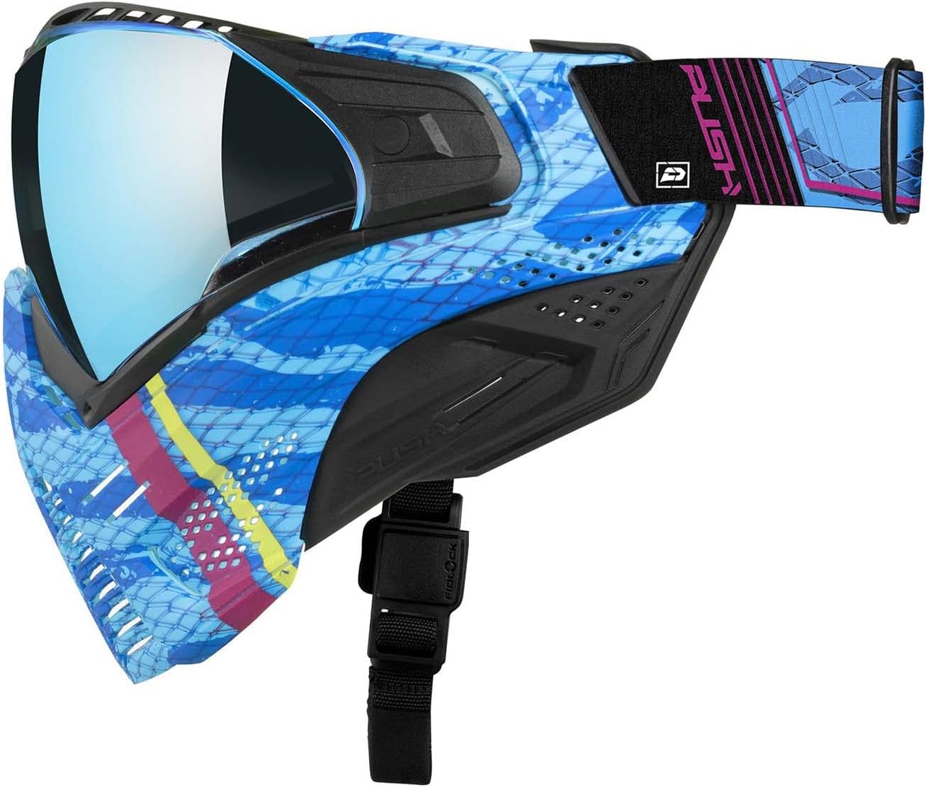 Push Unite Paintball Goggles & Case - VPR CMYK