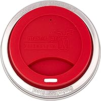Vista 29 de Mason Jar Lifestyle - Tapas de silicona para beber con bandas de acero inoxidable a prueba de óxido (paquete de 2, gris carbón, boca regular)