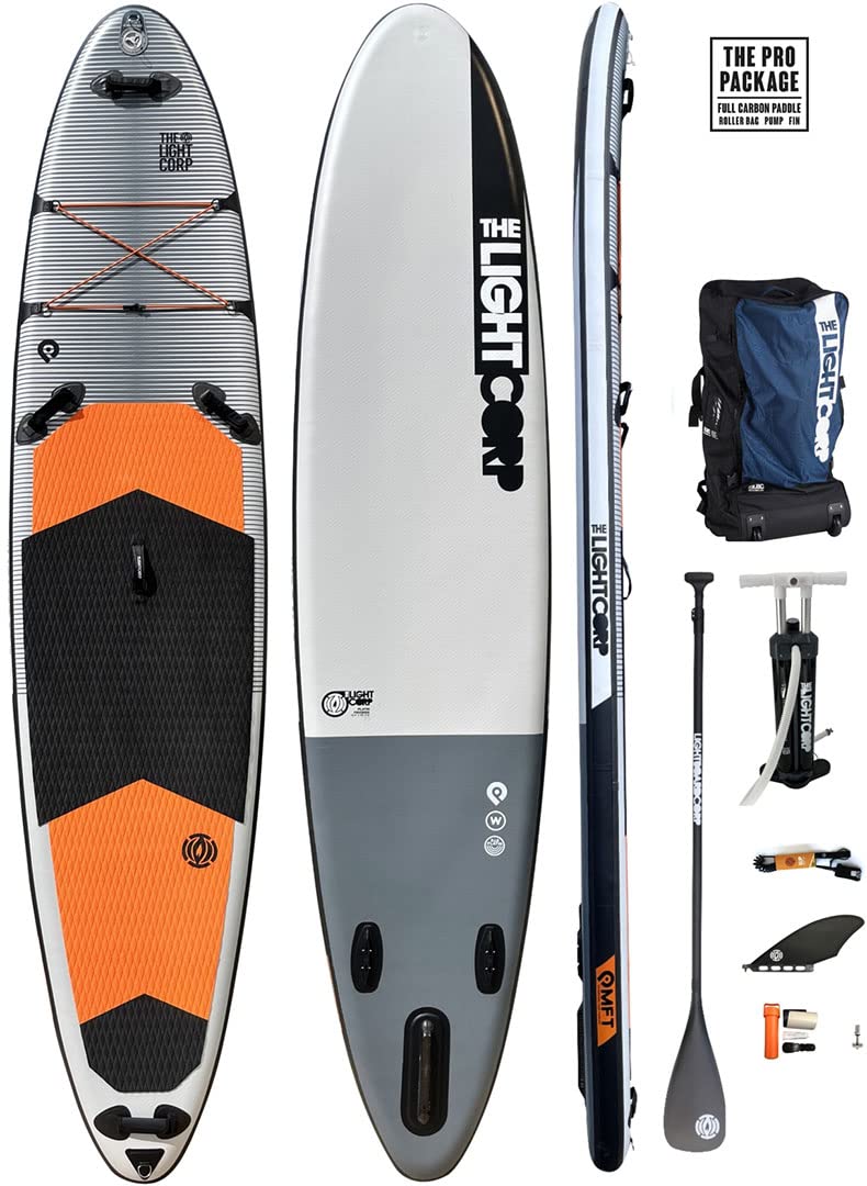 LIGHT Platin Freeride 11.4x32 SUP 2023 inkl. Carbon Endurance Race Paddel