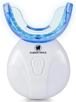 LED Teeth Whitening Light, 32 Blue LEDs, Silicone Mouth Tray Accelerator