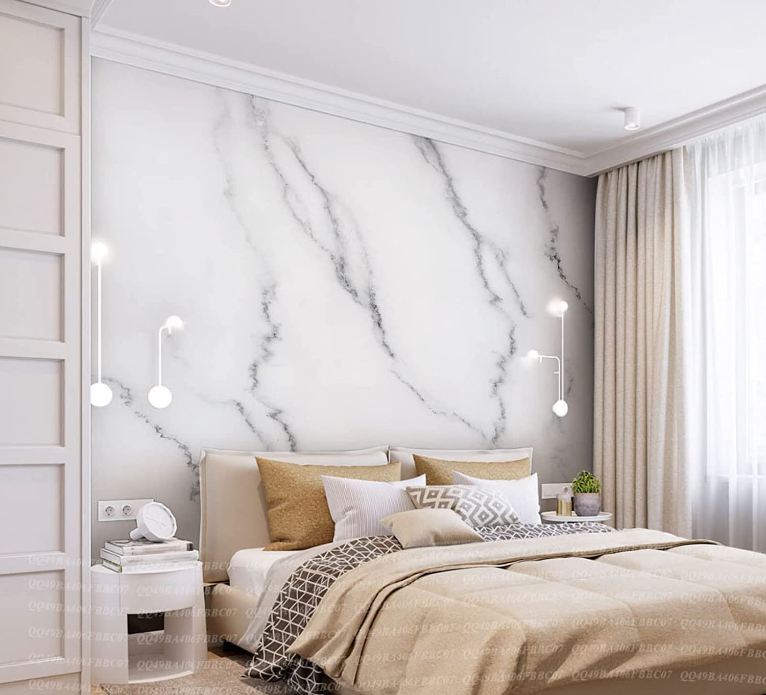 3D Mural Wallpaper Marmoleado Simple Papel Pintado Autoadhesivo Extraíble Decoración De Pared Para Restaurante Hoteles Sala De Estar Moderna Decoración Del Hogar Carteles De Pa 200(ancho)x150(alto) cm