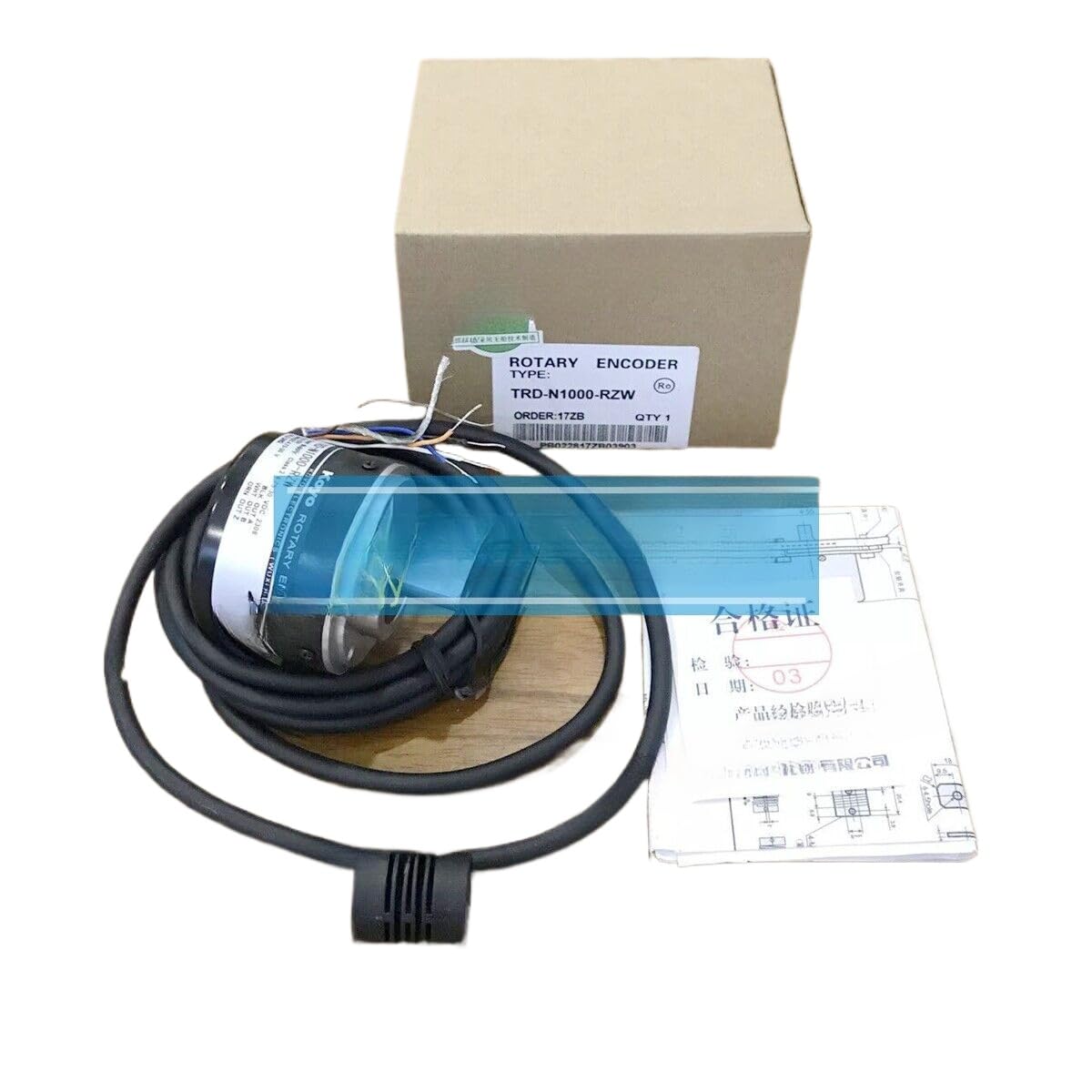 1-piece set of brand new rotary encoder TRD-N1000-RZW