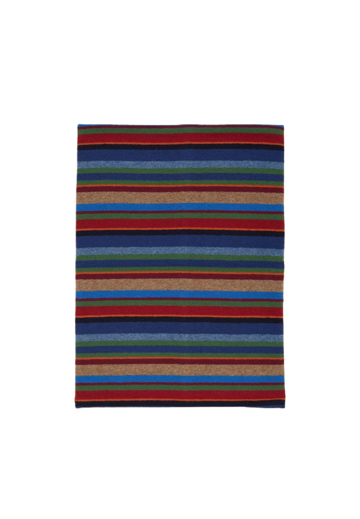 Gallo Scaldacollo a Righe Multicolore, 45% Cotone 45% Acrilico 10% Elastan, Made in Italy