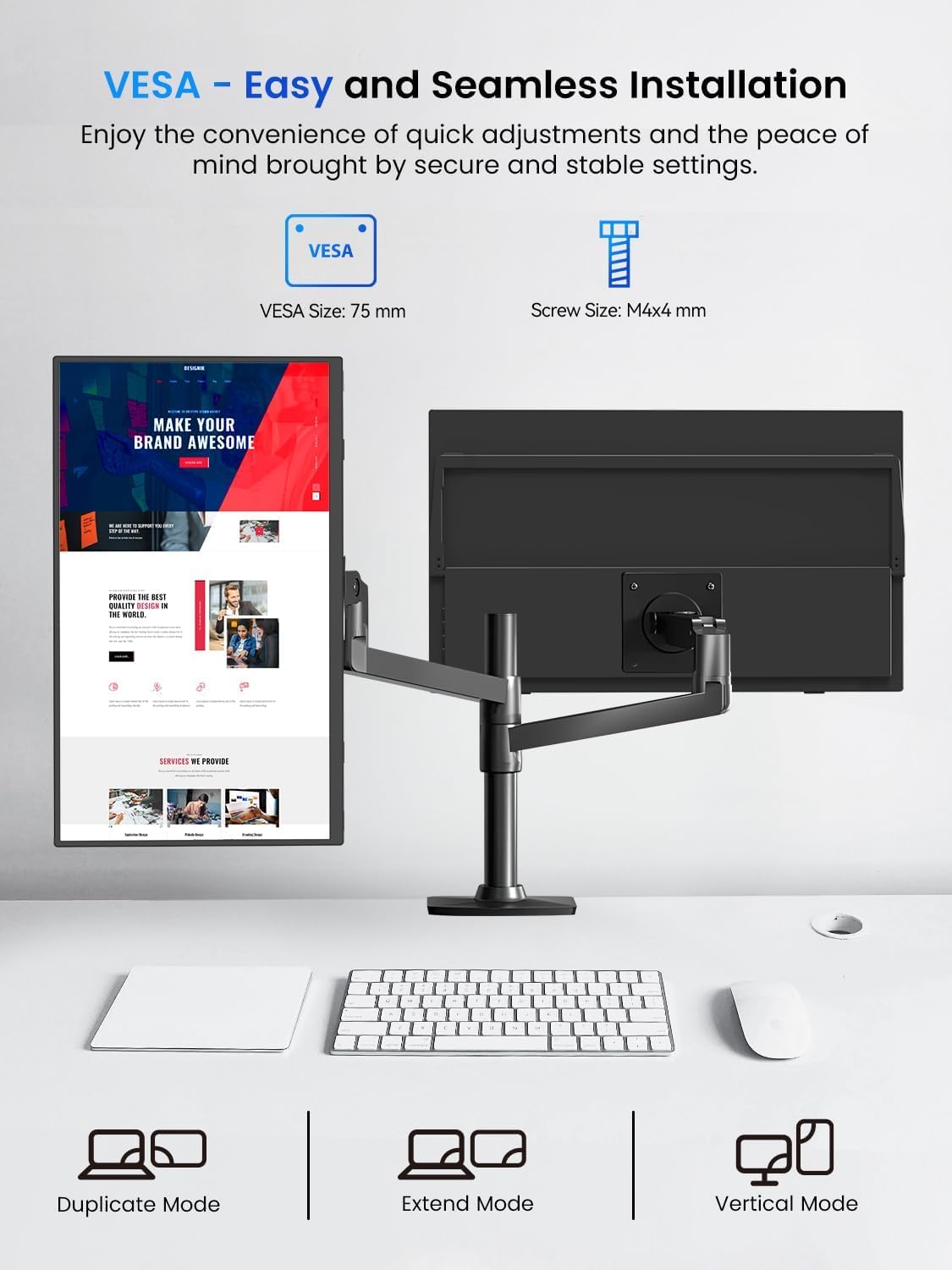 UPERFECT Monitor Portatile 15,6 Pollici Schermo Dispaly IPS 1080P FHD Dual USB C, Anti Flicker, Eye Care, Schermo Opaco, per PC/Laptop/Fonini/Console di Gioco, Montaggio VESA