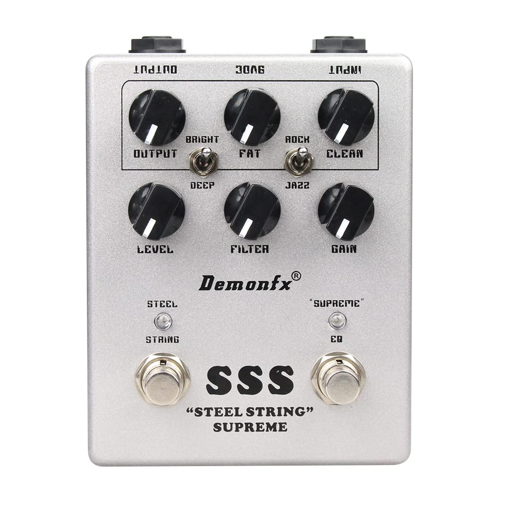 【新品】Demonfx SSS / STEEL STRING SUPREME Amazon | Demonfx SSS STEEL STRING SUPREME/OVER DRIVE PREAMP