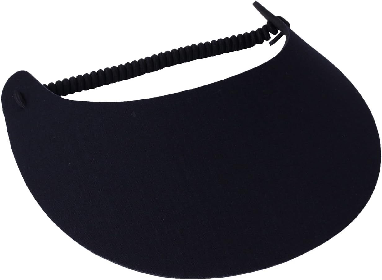 The Incredible Sunvisor - Available in Beautiful Solid Colors, Perfect for The Summer! (Black)