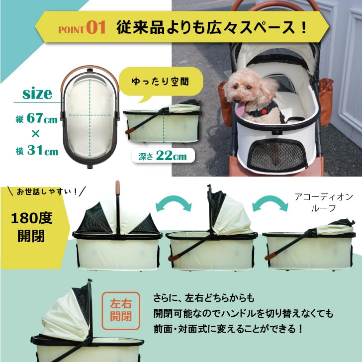 Amazon.co.jp: 【Best Wonder】ペット カートバギー三輪 分離式 レイン
