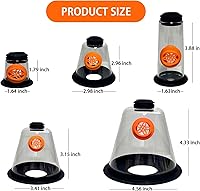 Vista 6 de Juego de máscaras de oxígeno para mascotas, ayuda respiratoria diseñada por veterinarios para perros, gatos, pájaros, animales, 5 tamaños, fácil