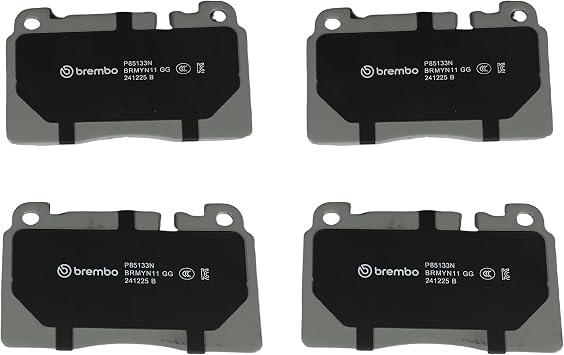 Brembo P85133N Premium Ceramic Front Disc Brake Pad Set AUDI OE# 8R0698151AB