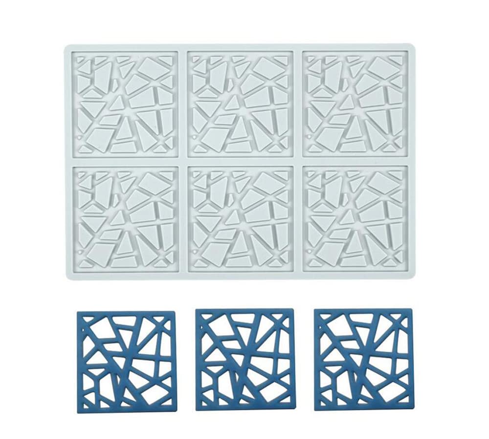 XiaoShenLu Silicone Lace Mat, Sugar Craft Impression Mold Edible Chocolate Crisp Cake Molecular Cuisine Decorating, Line type