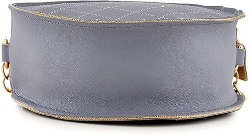 MARK & KEITH Grey Round Leatherette Casual Sling Bag For Women