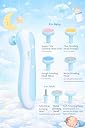 Brand Conquer Electric Baby Nail Trimmer for Newborns with LED Light – Safe Baby Nail Cutter 0–6 Months | Quiet Baby Nail File Kit with Multiple Grinding Heads | Infant Nail Care Grooming Set (Blue) gallery image