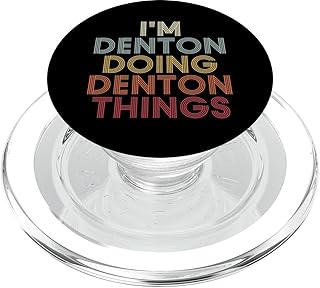 Denton Name Denton Personalized Name First Given PopSockets PopGrip for MagSafe