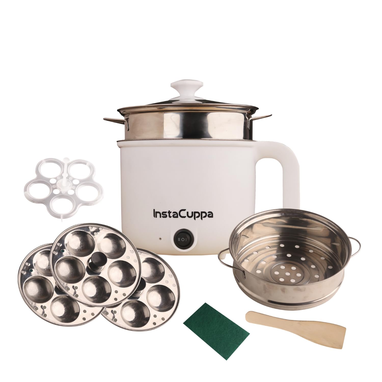 Buy InstaCuppa Electric Idli Maker 3Layer Stainless Steel Idli Tray