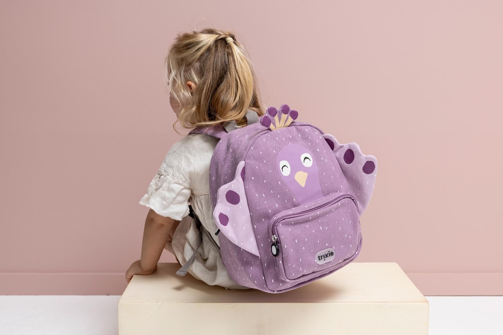 Trixie Kindergartenrucksack, Vorschulrucksack mit Brustgurt, bedruckt