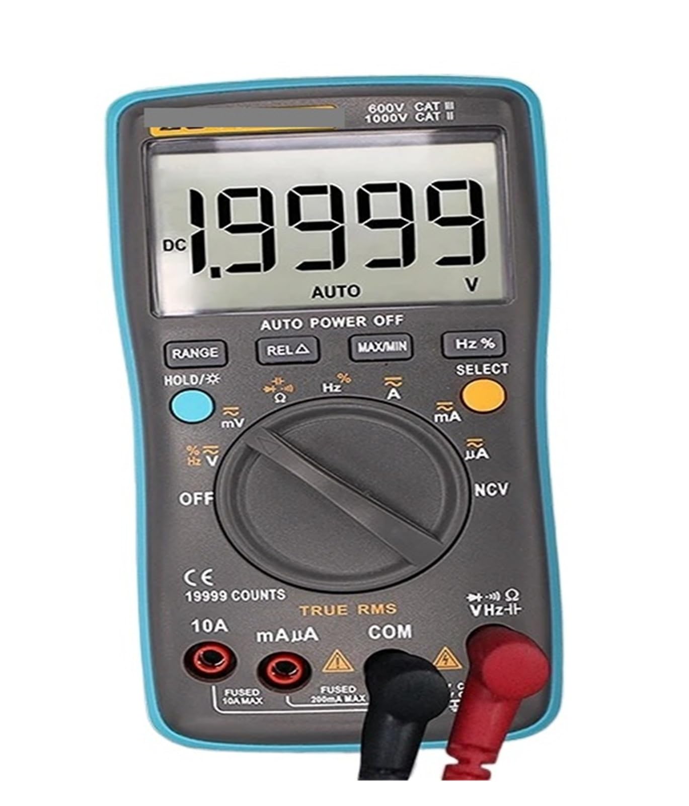 Multimètre numérique haute précision 19999 comptes ZT302 AC/DC - 5