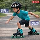 Airavat Mini Rider Kids Cycling & Skating Helmet, Aerodynamic Shape, Size Adjustable with Quick Release Buckle (Black, Extra Small (44-48 cm)) gallery image