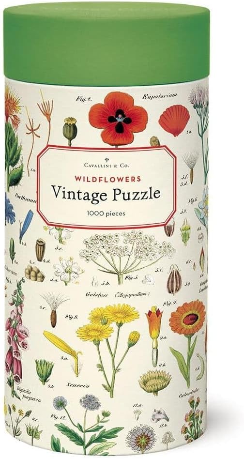 Cavallini 1000 Piece Puzzle Wildflowers