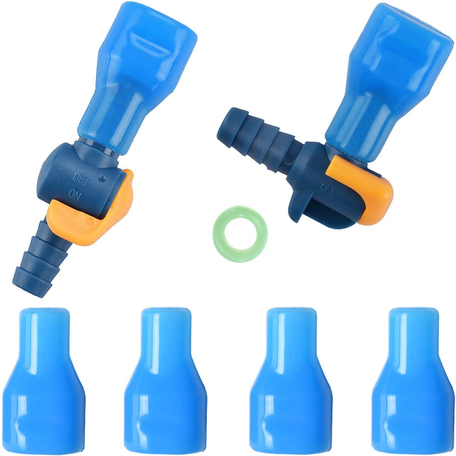 Bite Valve Replacement Mouthpieces and Kit for Hydration Pack Bladder 7pcs set (JC-061)