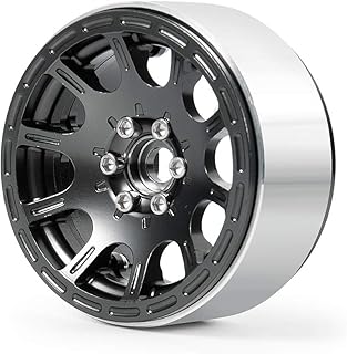 2.2' Metal Wheel Beadlock Aluminum Rim for 1/10 RC Car Wraith 90018 RC Rock Crawler (1PCS Titanium)