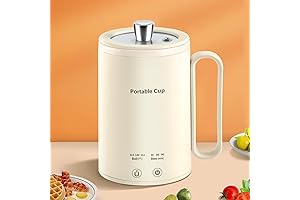 Portable Electric Kettle Travel Small Stew Pot Mini Cooker Personal Health Cup