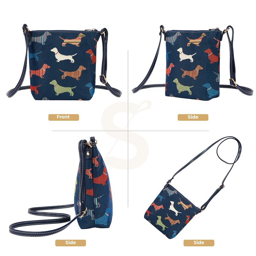 Signare Tapestry Small Crossbody Bag Sling Bag for Women with Animal and Pet Designs2