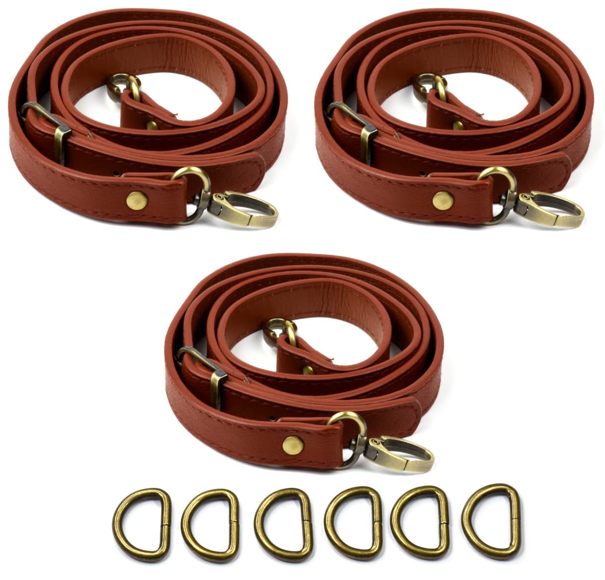 Amazon | starPG 18mm幅 ショルダーストラップ Dカン付き PU レザー