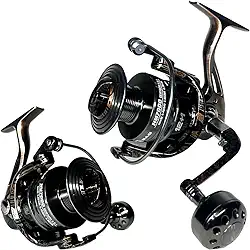 MARURI, Molinete De Pesca Praia Debao HM 7000-13 Rolamentos - Drag: 18kg - Antiferrugem - Em Aluminio