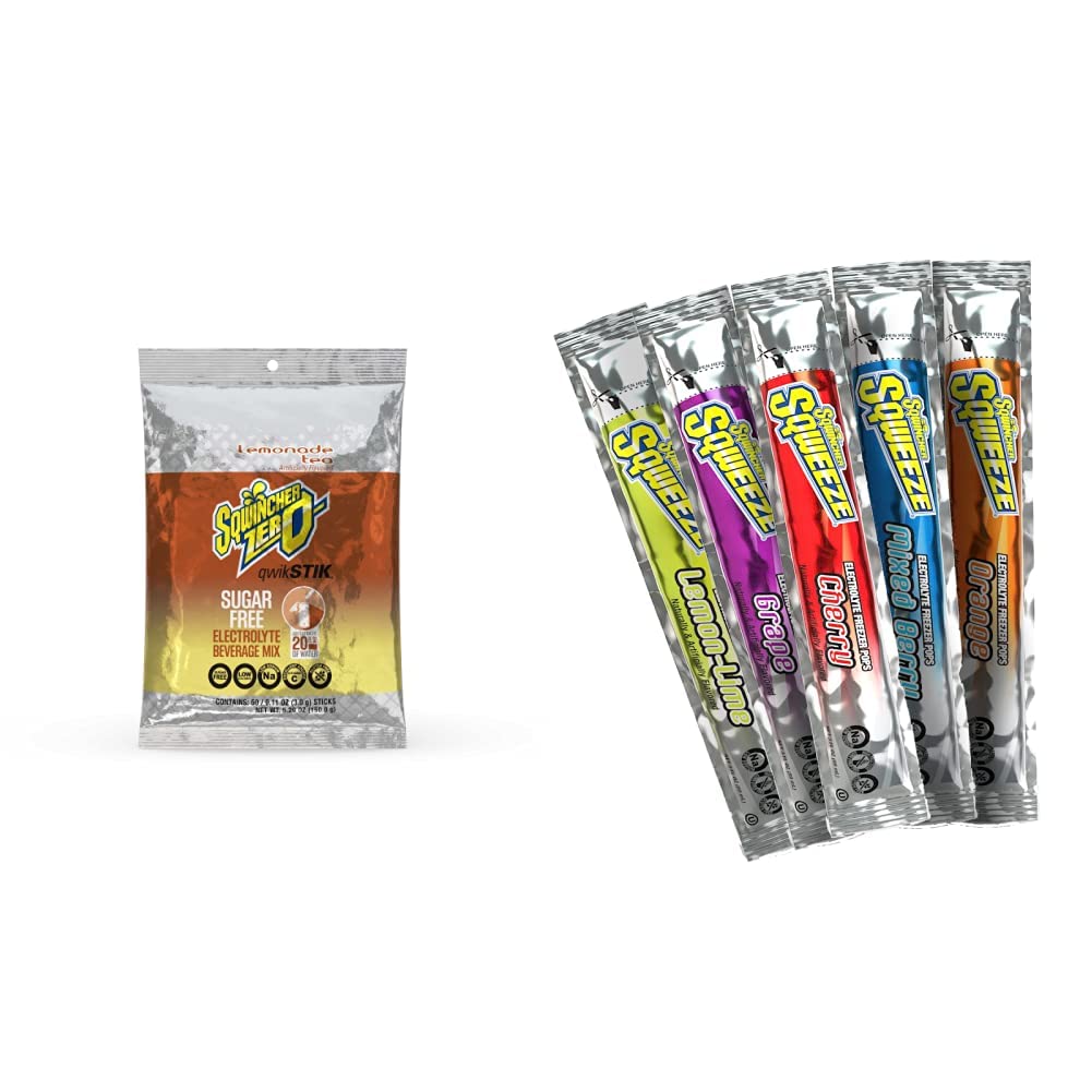 Sqwincher Qwik Stik, Sugar Free, Fruit Punch Flavor, .11oz Packet, 50 Pack — Amazon image 11