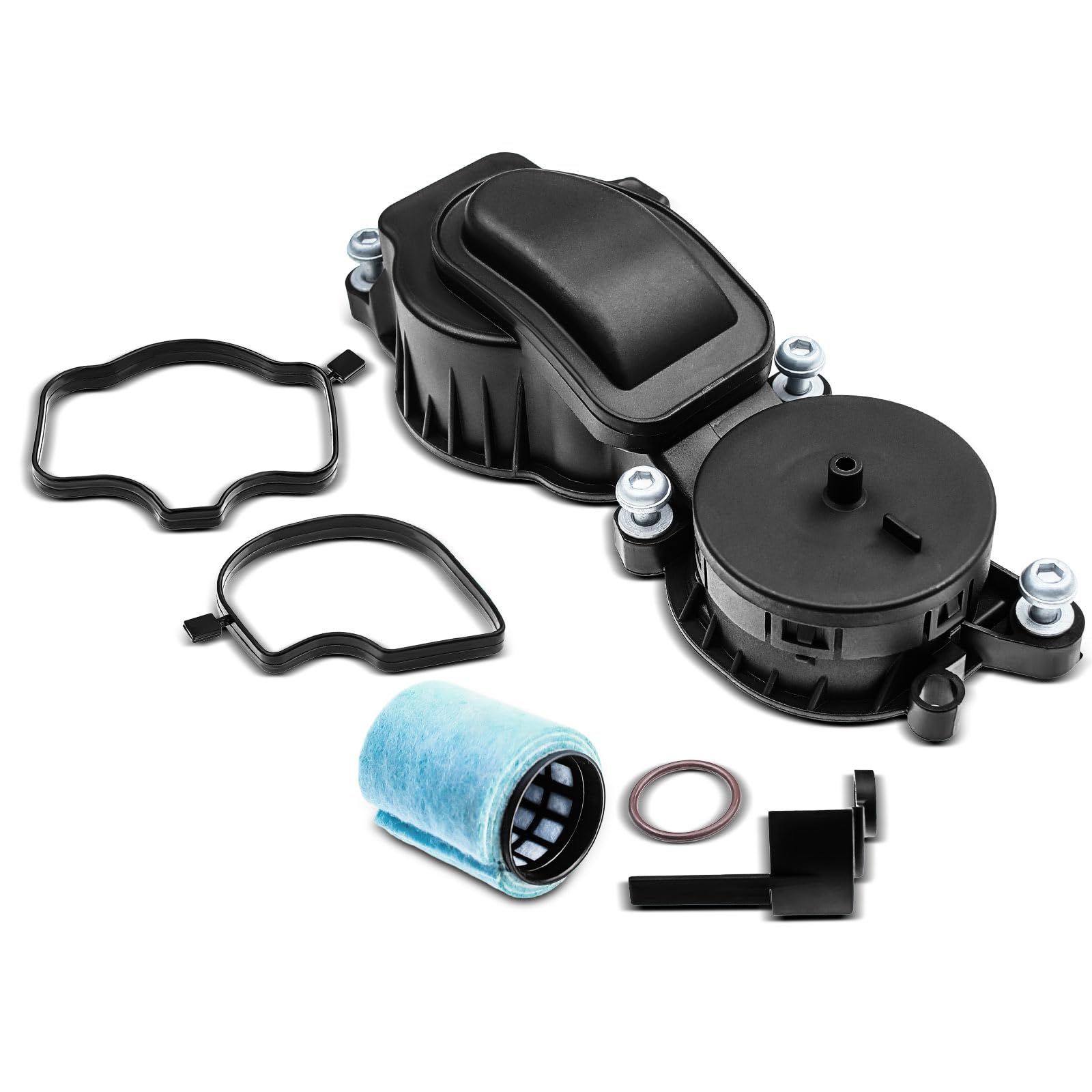 Frankberg Sfiato del basamento separatore d'olio Compatibile con Serie 5 Touring E39 530d X5 E53 3.0d Serie 5 Touring E39 525d Serie 5 E39 525d Serie 5 E39 530d Replace# 11127793163