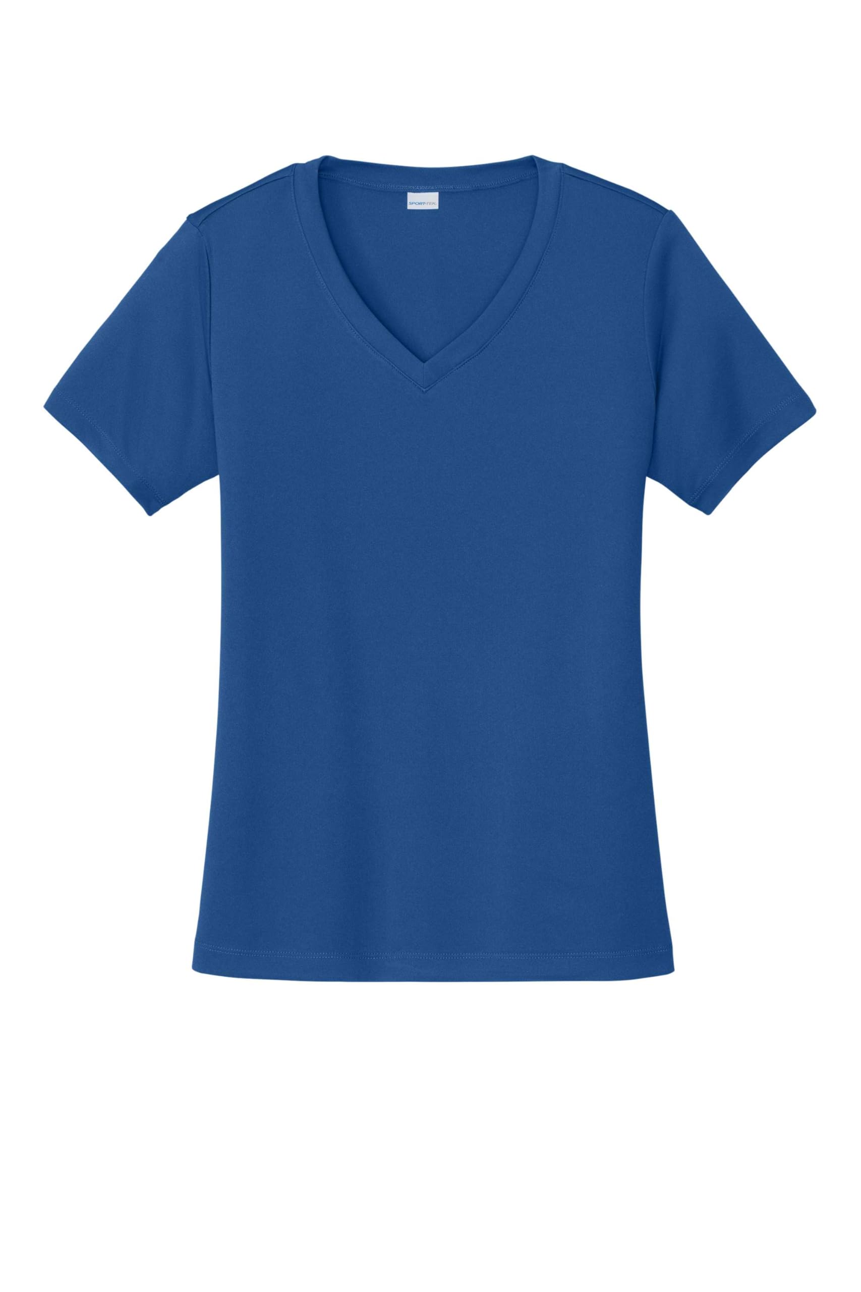 SPORT-TEK Women's PosiCharge Competitor V-Neck Tee - LST353 - Royal - 3XL