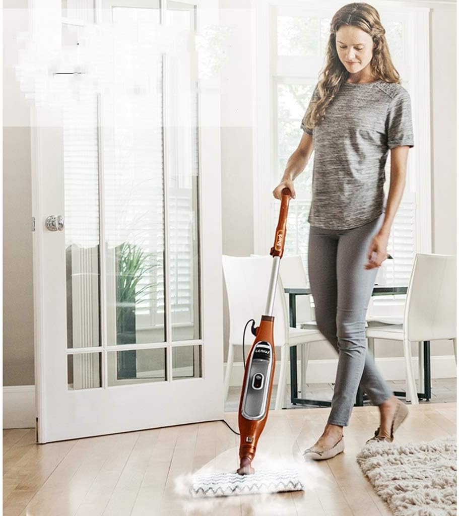 Cleaning Tools Electric Wipe mop of The Household steam mop Wiping Machine Cleaning Washer A steam Cleaner (Color: Brown Size: 30 * 120cm/12 * 47inch)