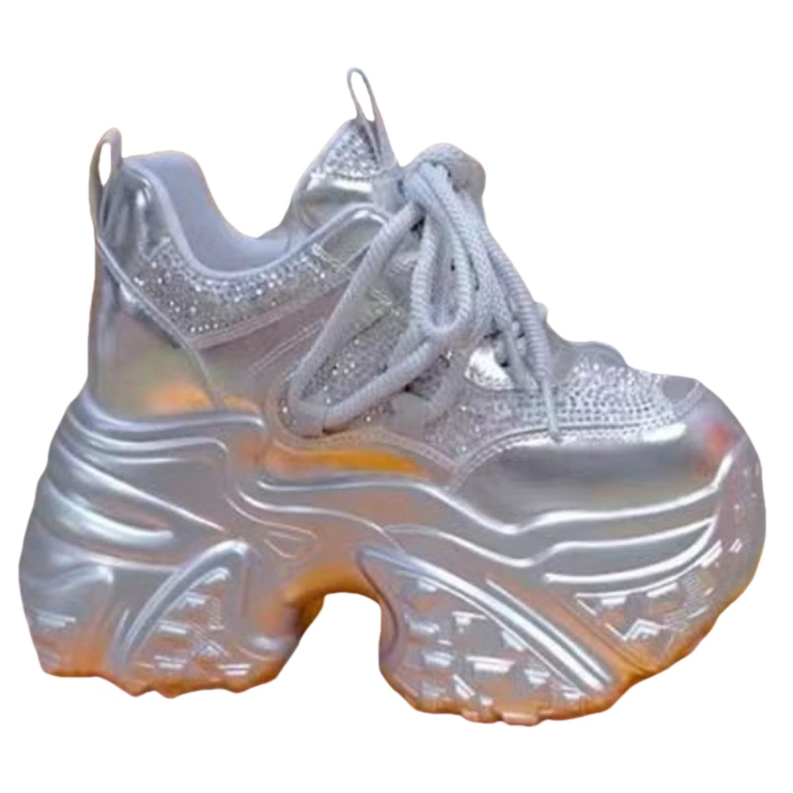 Scarpe Donna Sneakers da Ginnastica Casual per Camminata Tempo Libero Antiscivolo Scarpe Ginnastica Donna per casa e all'aperto