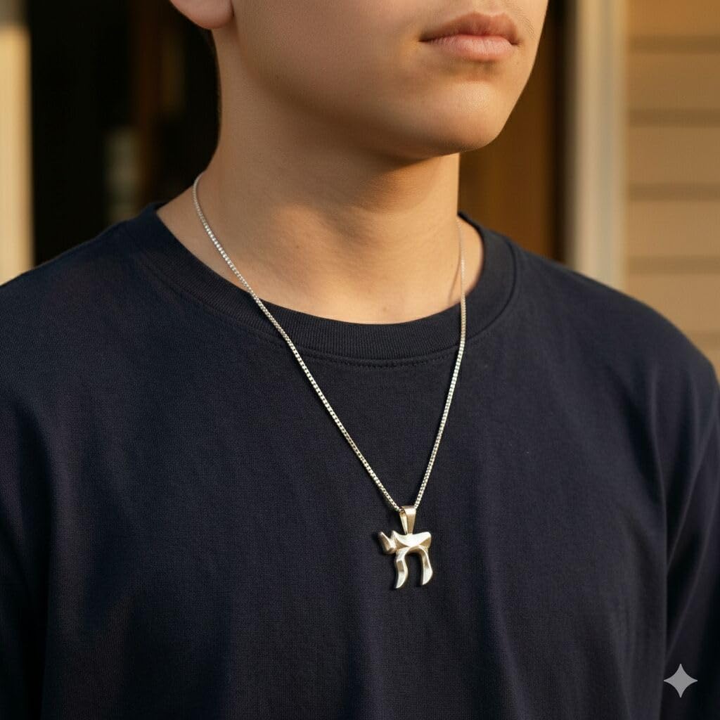 Chai Silver Jewish Hebrew Jewelry