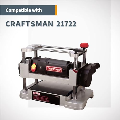 Miniatura 7 de POWERTEC 12804 - Juego de 2 cuchillas de repuesto HSS de 12 pulgadas para maquinaria central 95082, Craftsman 21722 21780 217220