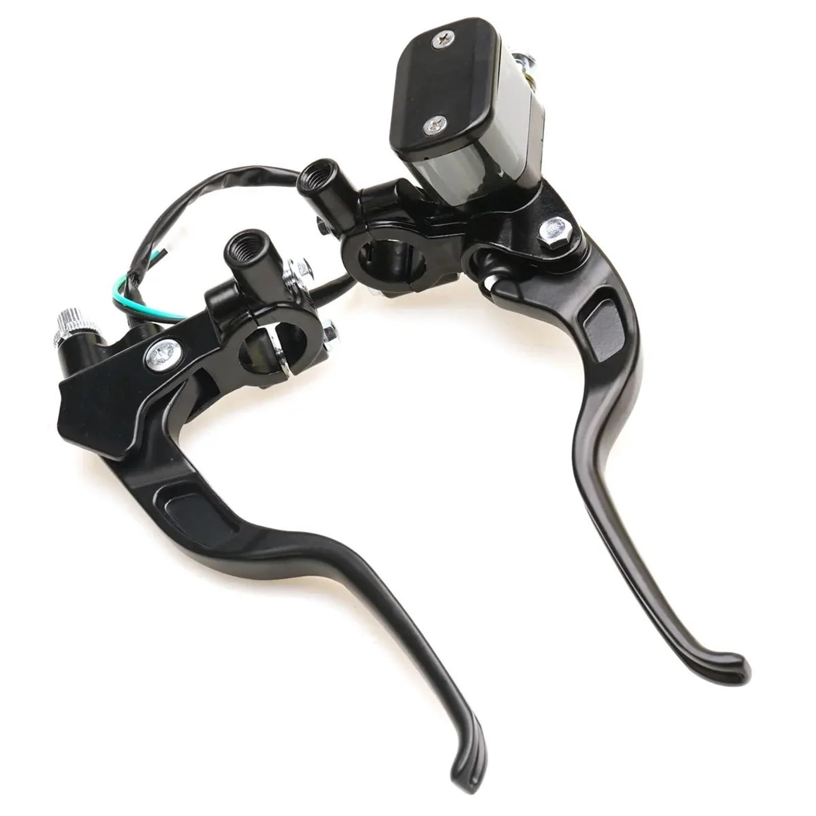 Cilindro principale della pompa freno da 2 mm Maniglie Leva del motociclo Manubrio Accessori frizione idraulica | Black AB