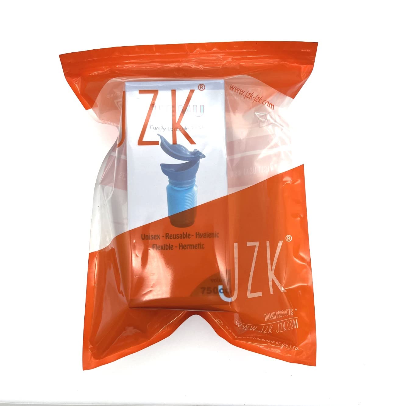 JZK Urinoir de poche portable d'urgence, réutilisable et rétractable pour homme, femme et enfant