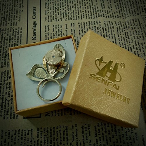 Abalone Paua Shell Butterfly Magnet Crystal Brooch Eyeglass Holder2