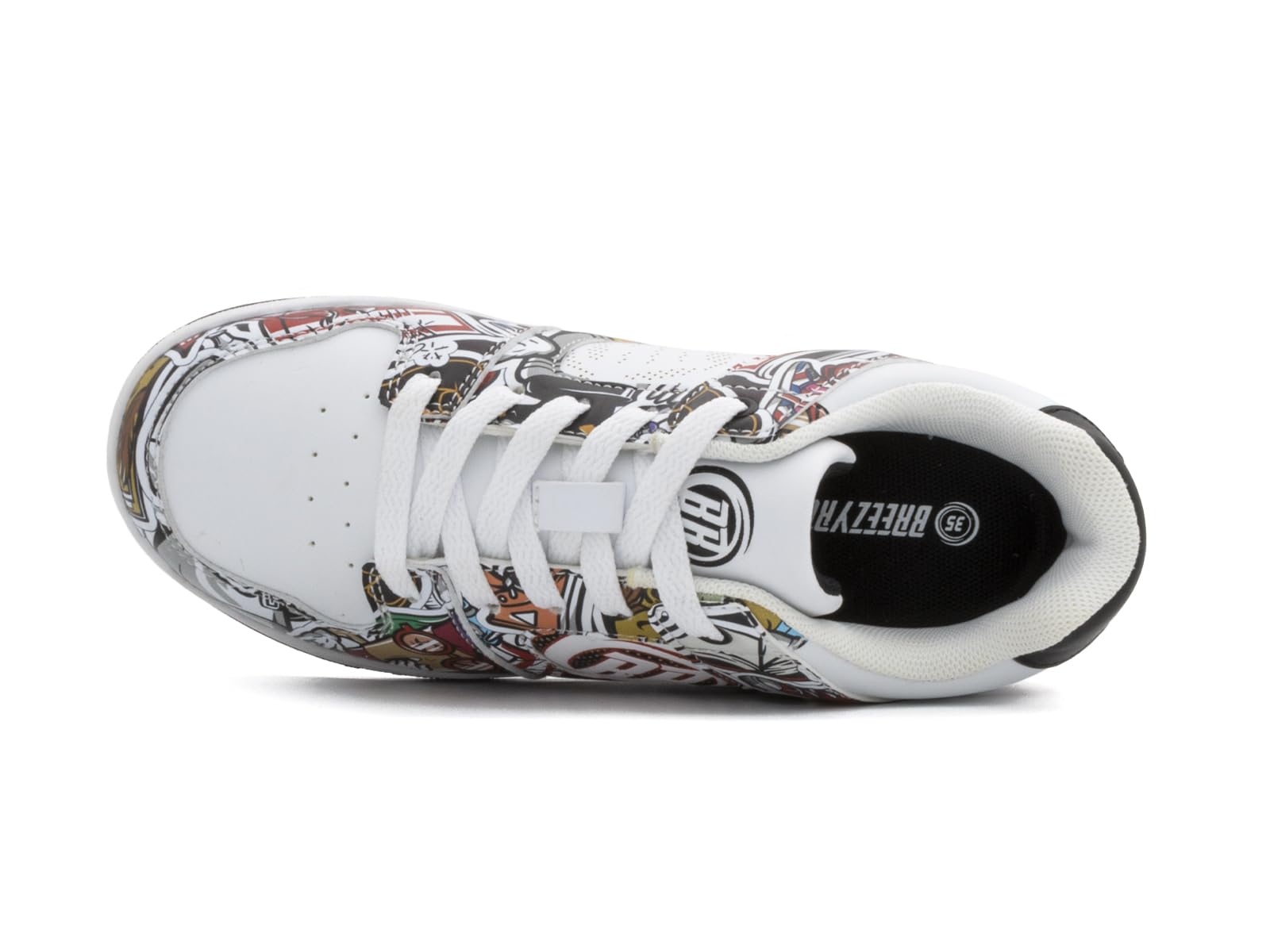 Breezy Rollers Zapatos con Ruedas para Niños | Zapatillas-Patines Infantiles | De Zapatos Callejeros a Patines en Segundos | Sistema de Clic Patentado | Zapatillas con Ruedas para Niñas y Niños