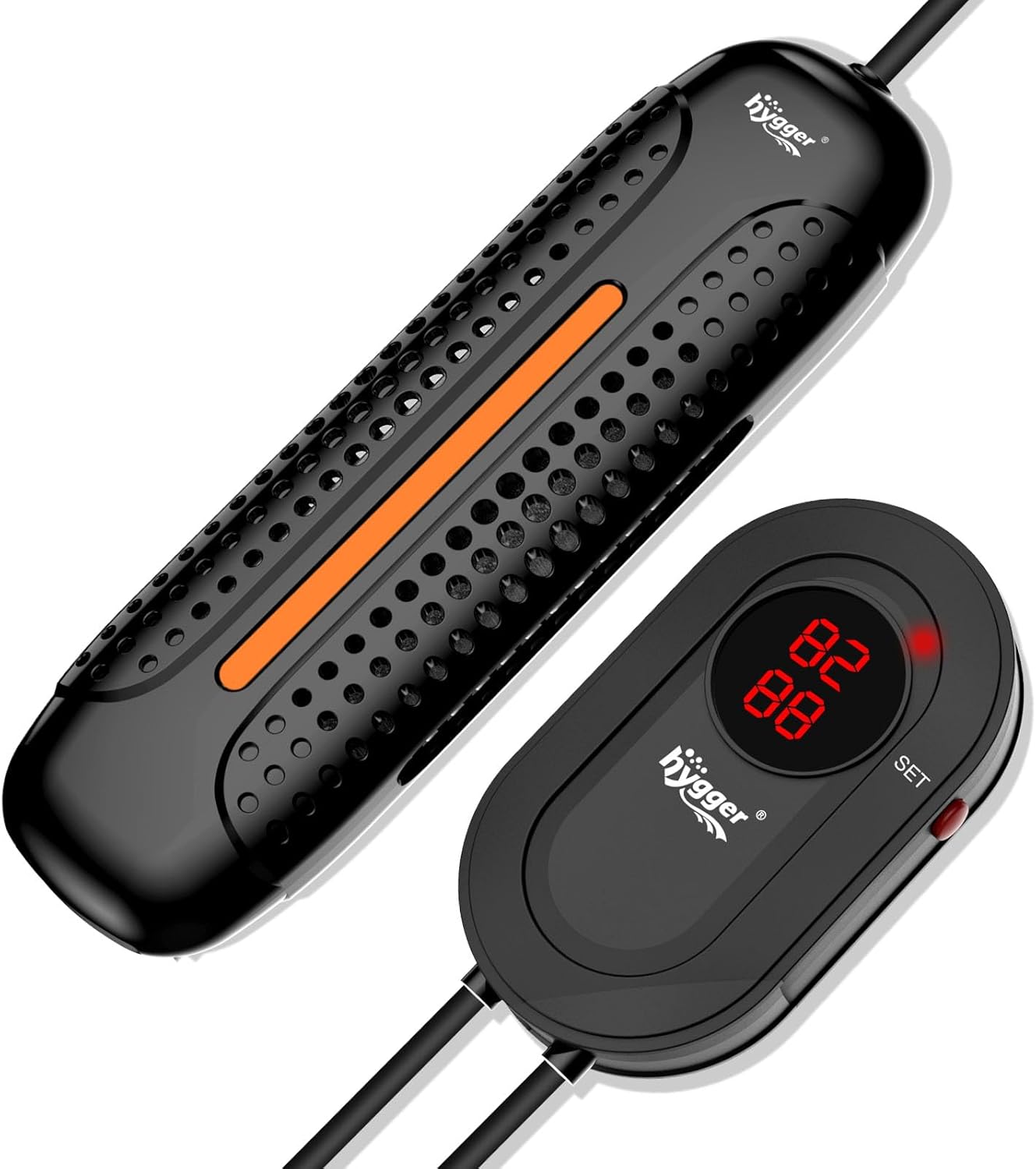 hygger Aquarium Heater 500W Fish Tank Heater with LED Controller, Multiple Safety Protections, Anti-Cooking Fish Alarm, Auto Stop Heating Protection, for 66-135 Gallon Freshwater Saltwater Tank