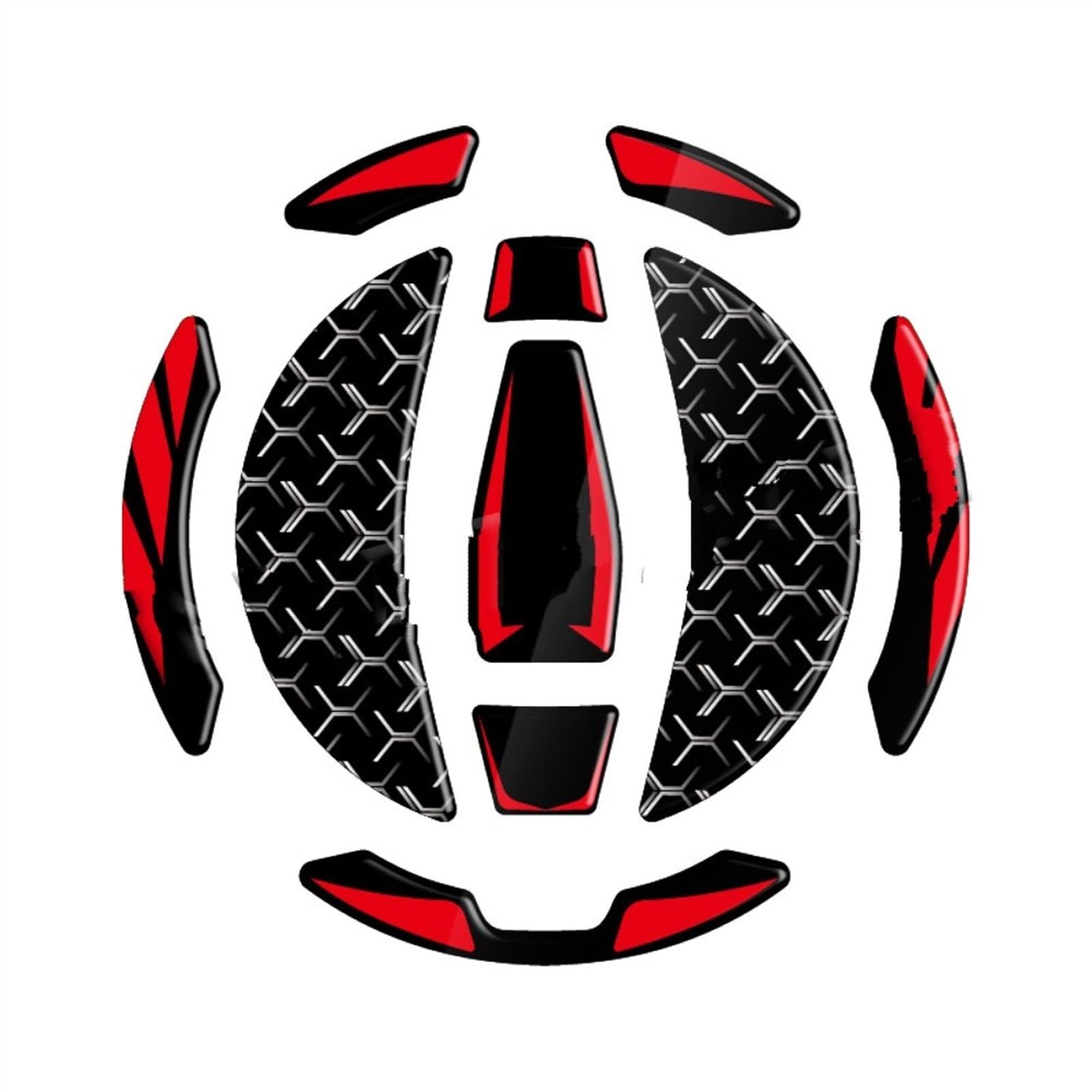 Slimes Color3 Motorcycle Protector Racing Tankpad Sticker Fuel Tank Side Pad Fishbone Decals For Kawasaki For Z900 2017-2023(Color3)