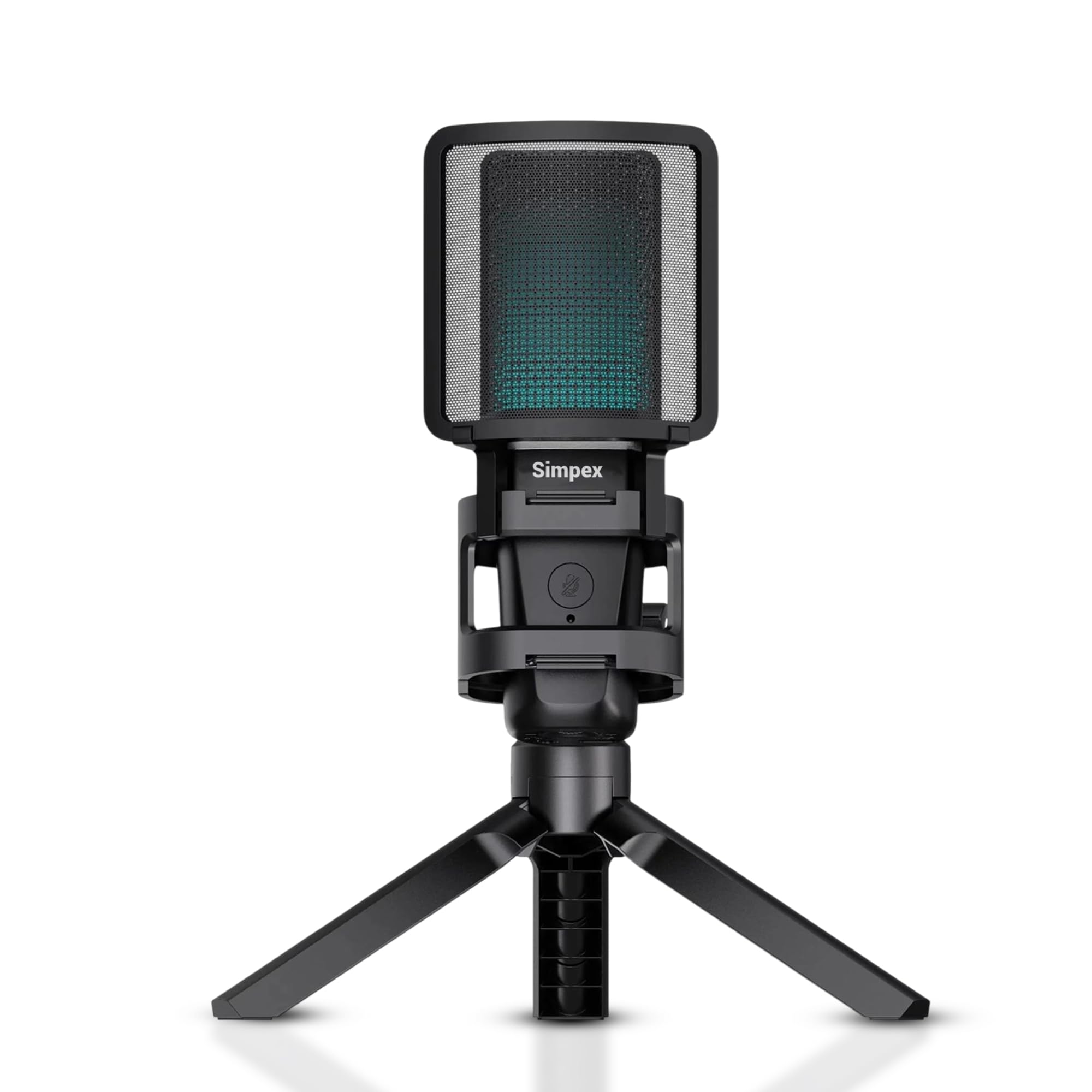Simpex (SDM-001 Dynamic RGB USB Condenser Microphone for PC, RGB Condenser Computer Mic with Tripod Stand, Quick Mute, Gain Control, for Gaming, Streaming, Podcasting, Recording-image-7