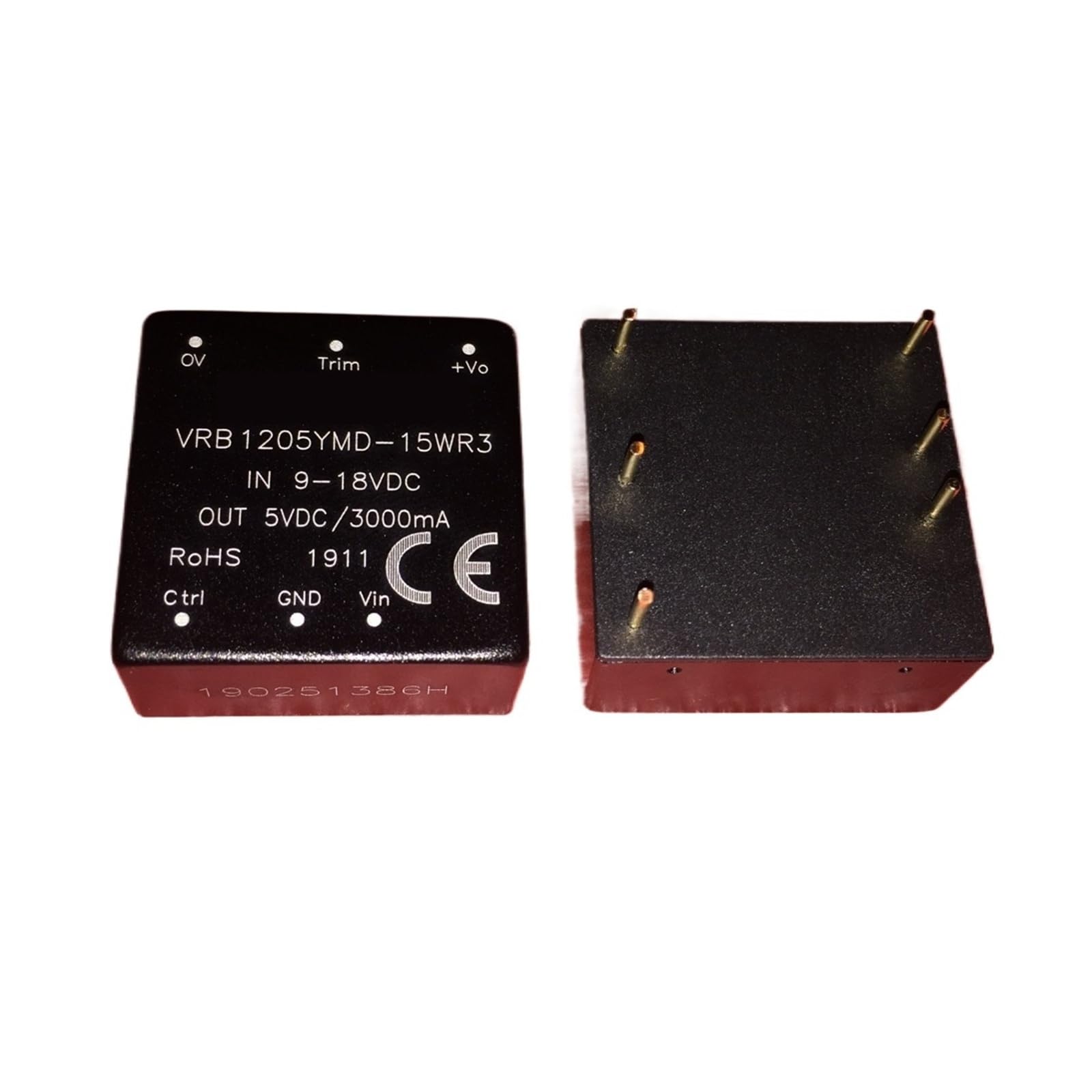 Module V1205YMD-15WR3 à haut rendement 12V 5V 3A anti-interférence - 2