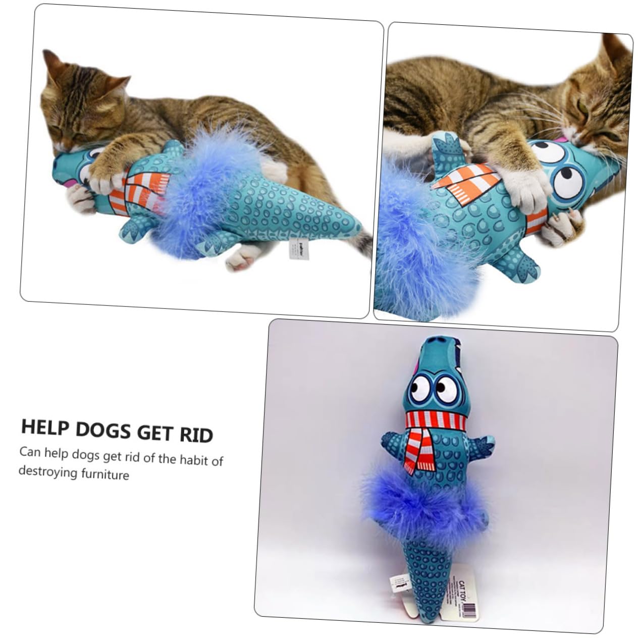 POPETPOP 3st Katze Kissen Spielzeug Chimmy Plüsch Alligator Plüschtier Weiches Spielzeug Krokodil-plüschtier Krokodil Plüsch Kätzchen Katzenminze Spielzeug Füllung Katzen-Teaser